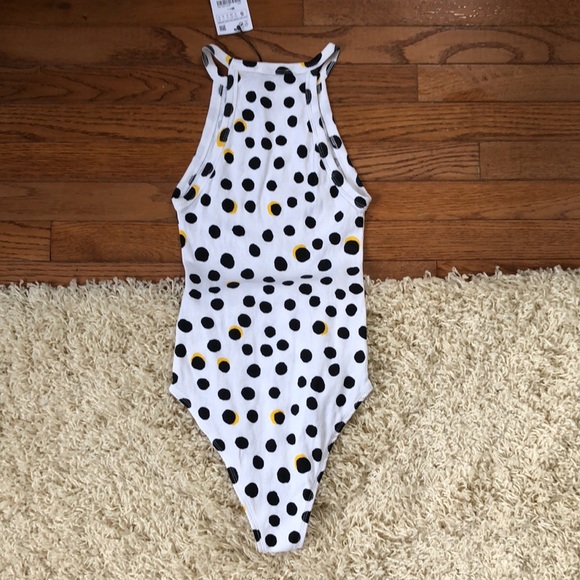 NEVER WORN Zara Polka Dot Bodysuit Tank - Picture 4 of 5